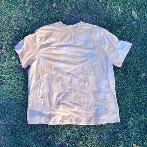 Yellow Bleach Dyed Tee